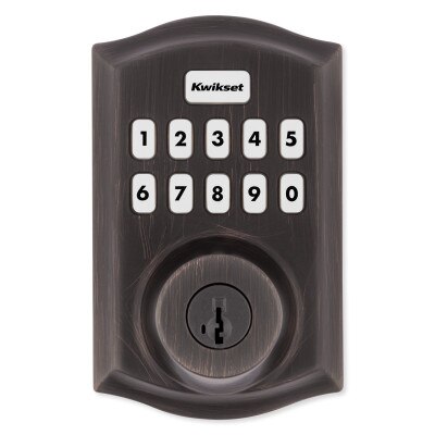 Kwikset 620 Z-Wave 700 Traditional Keypad Smart Lock with Home Connect, Venetian Bronze